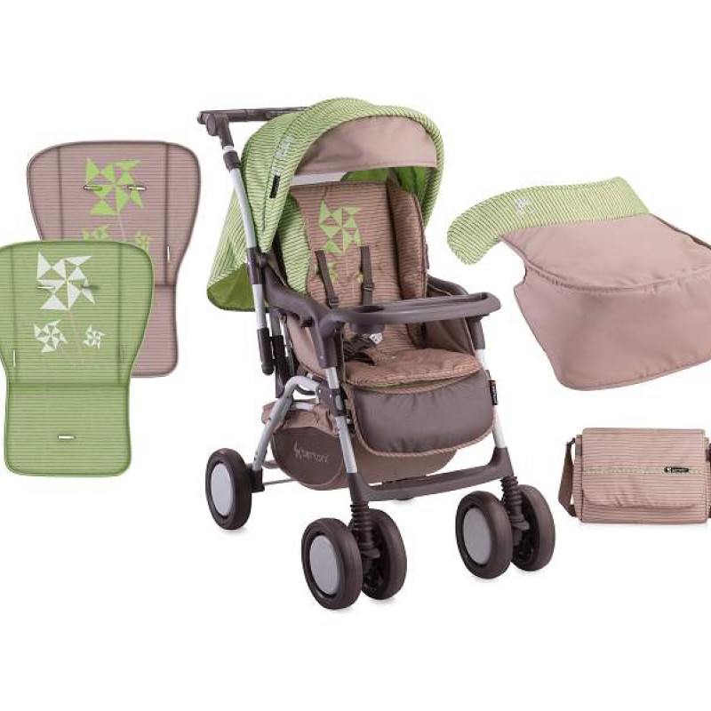 Bertoni kolica Combi Green&Beige Zephyr 