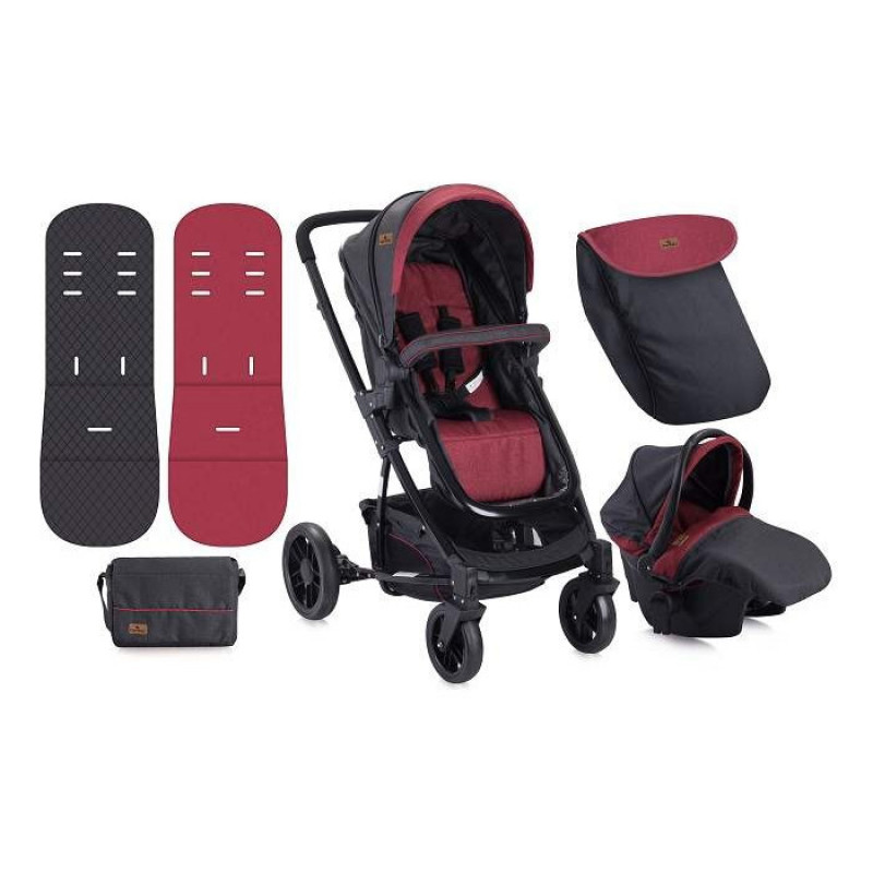 Lorelli Bertoni Kolica S-500 Set Black & Red, 10020851733 