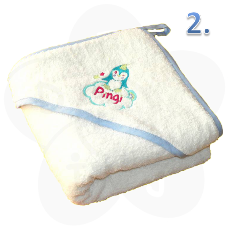 Peškir za bebe sa kapuljačom 100 x 100cm 