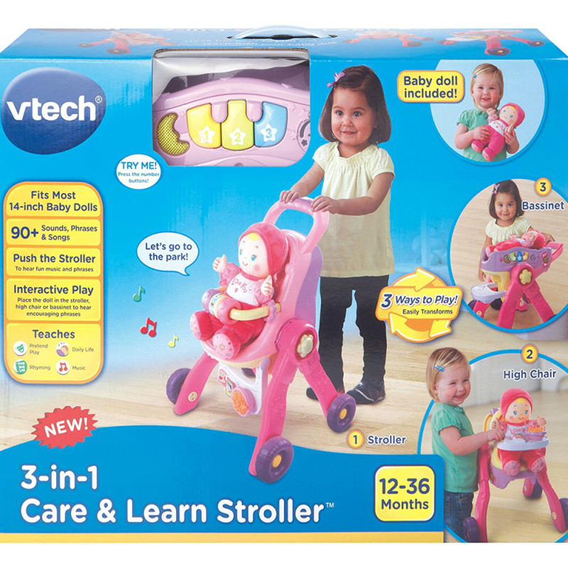 Kolica za lutke Vtech set 3 u 1, 154104 