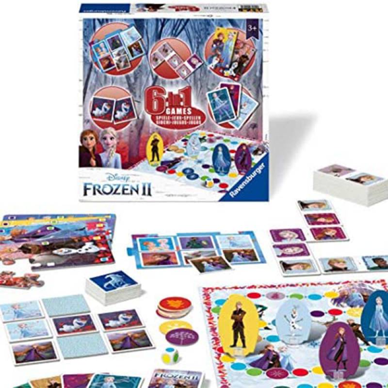 Ravensburger drustvena igra - Frozen 2, set 6 u 1 igara 20427 