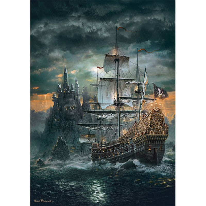 Puzzla The pirate ship 1500 delova Clementoni, 31682 