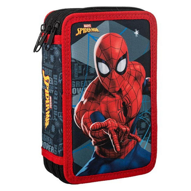 Pernica puna 3 zipa Spiderman Black, 326460 