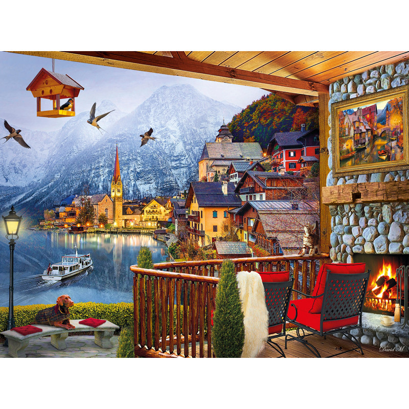 Clementoni puzzla Hallstatt, 1000pcs 39481 