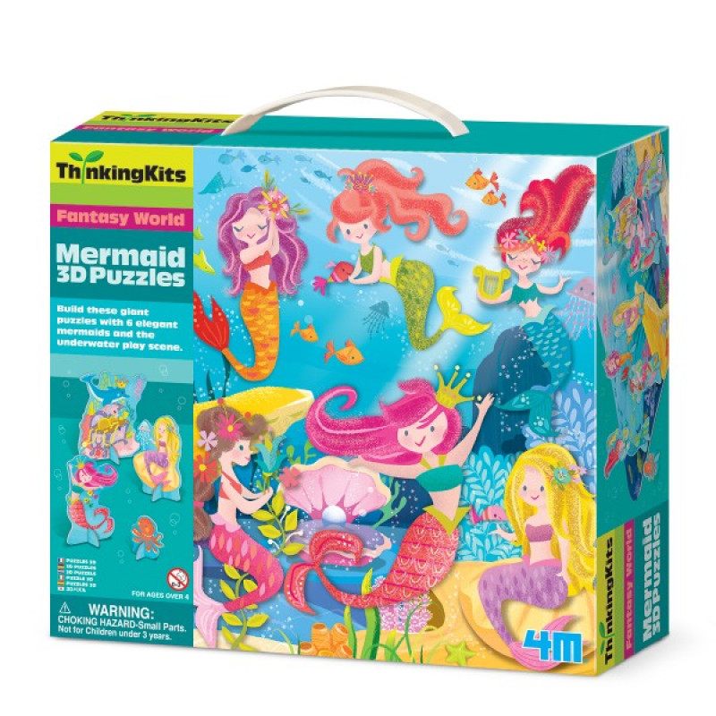 3D puzzle Mermaid 4M04719 