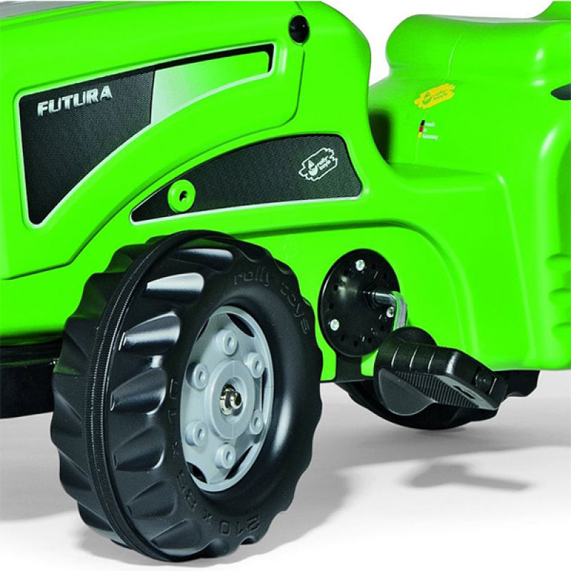 Traktor na pedale Rolly Toys Kiddy Futura zeleni sa prikolicom 620005 