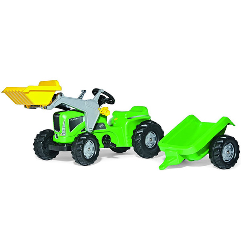 Traktor na pedale Futura sa prikolicom i utovarivačem 630035 