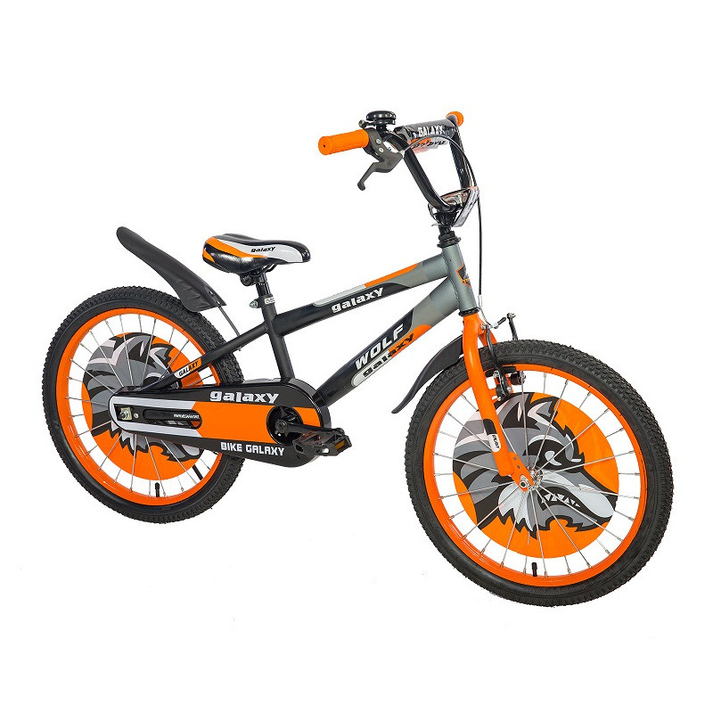 Dečiji Bicikl Wolf 20 crna/siva/narandžasta, 650093 