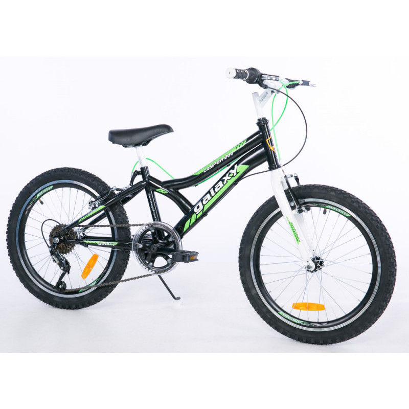 Dečiji Bicikl Casper 200,  20/6 crna/zelena, 650099 