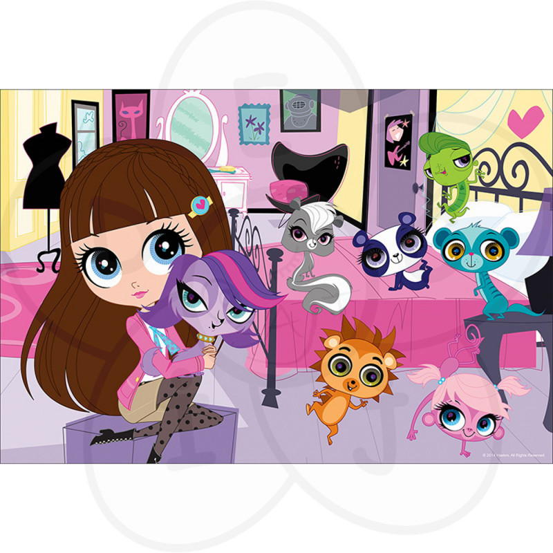 Trefl puzzla sa igricom - Littlest pet shop 