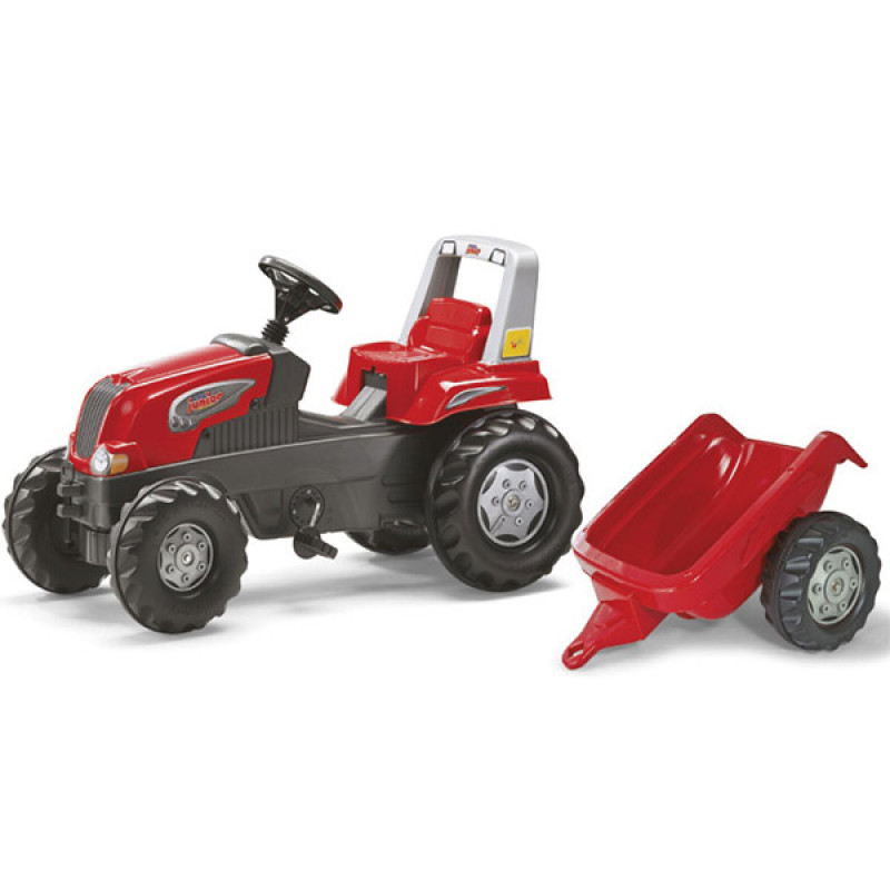 Traktor na pedale Junior RT sa prikolicom kid 800315 