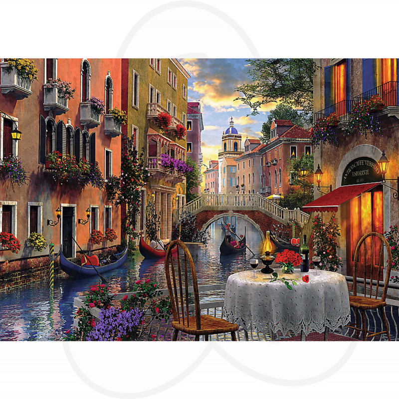 Puzzle za odrasle Trefl Romantic supper 65003 