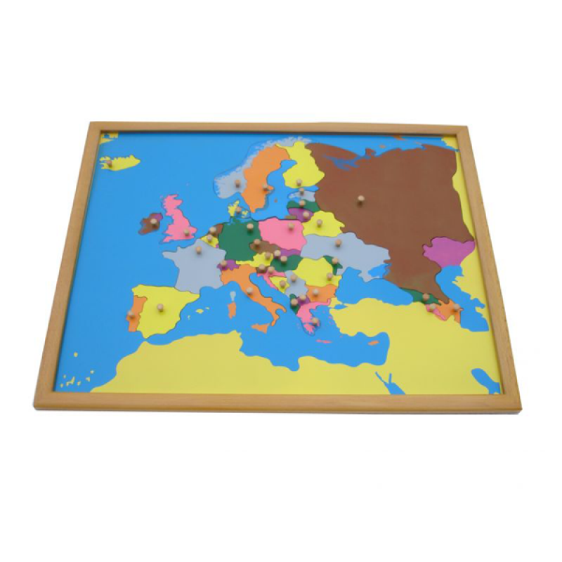 Montesori-puzzla Evropa, ATG0075 
