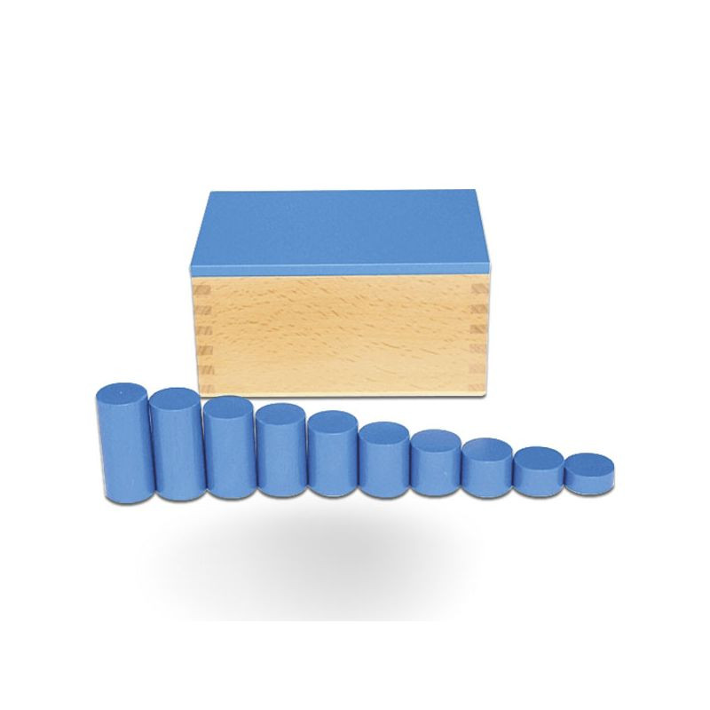 Montesori kutija sa cilindrom-plava, HTS0045B 