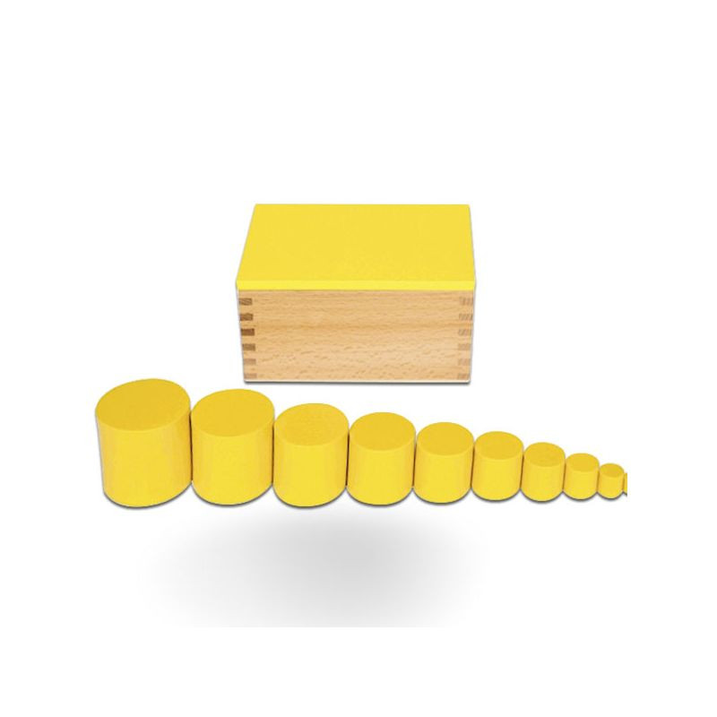 Montesori kutija sa cilindrom-žuta, HTS0045Y 