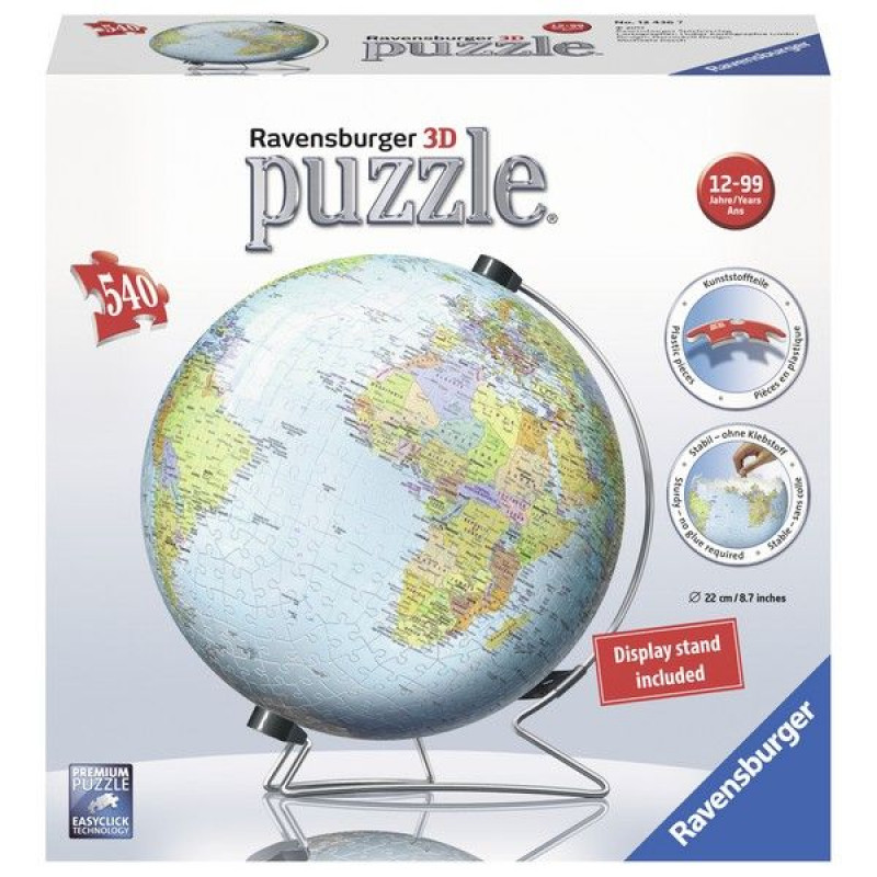 Ravensburger 3D puzzle (slagalice) - Globus RA12436 