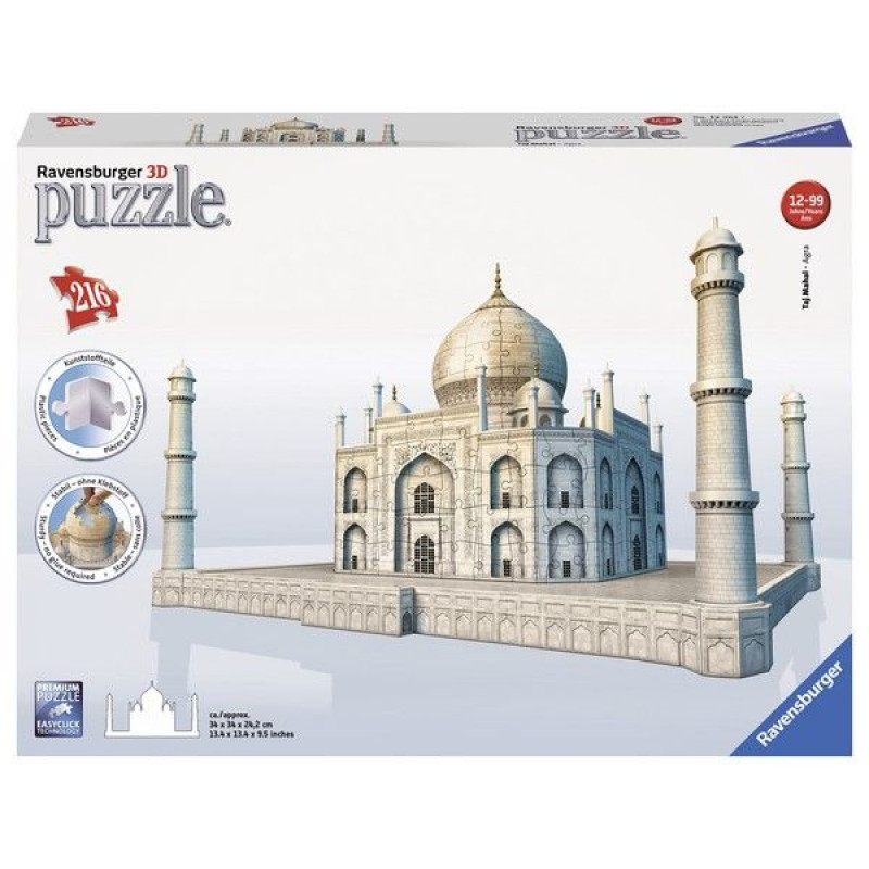 Ravensburger 3D puzzle (slagalice) - Tadž Mahal RA12564 