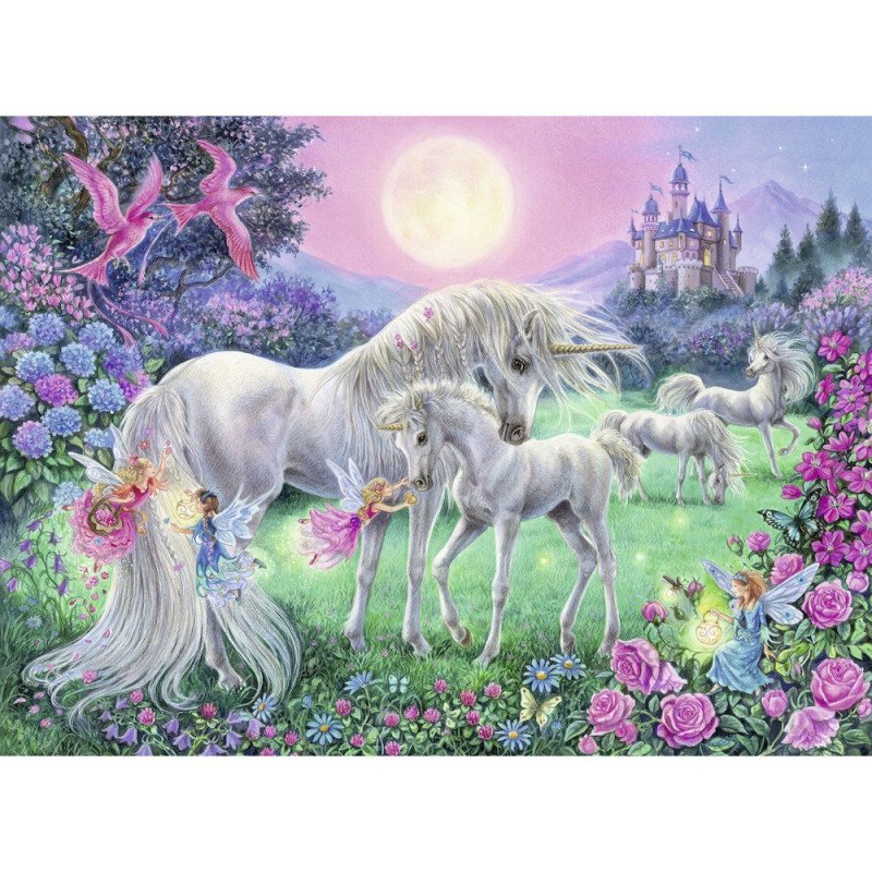 Ravensburger puzzle (slagalice) - Jednorozi u prirodi, RA13670 