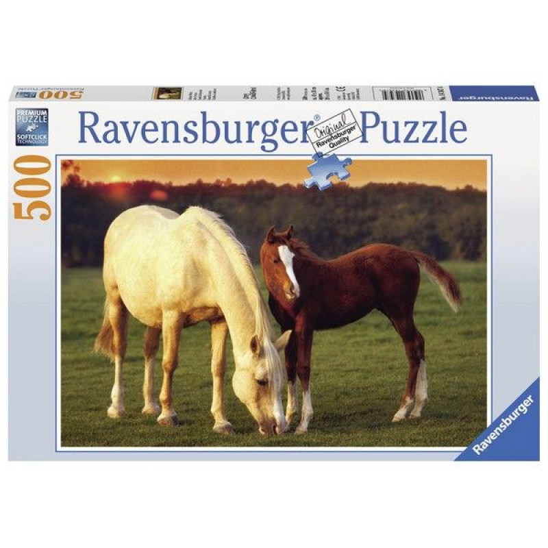 Ravensburger puzzle (slagalice) - Kobila i ždrebe RA14347 