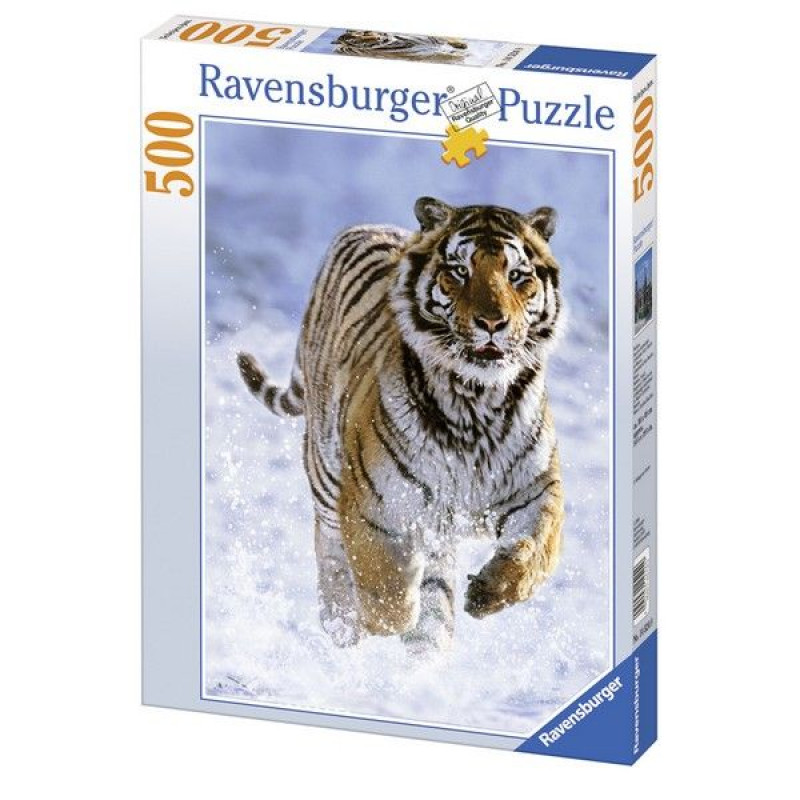 Ravensburger puzzle (slagalice) - TIgar u snegu RA14475 