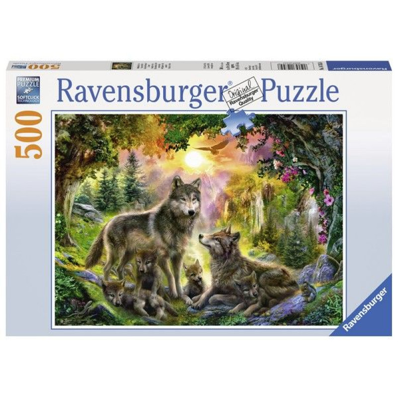 Ravensburger puzzle (slagalice) - Vukovi RA14745 