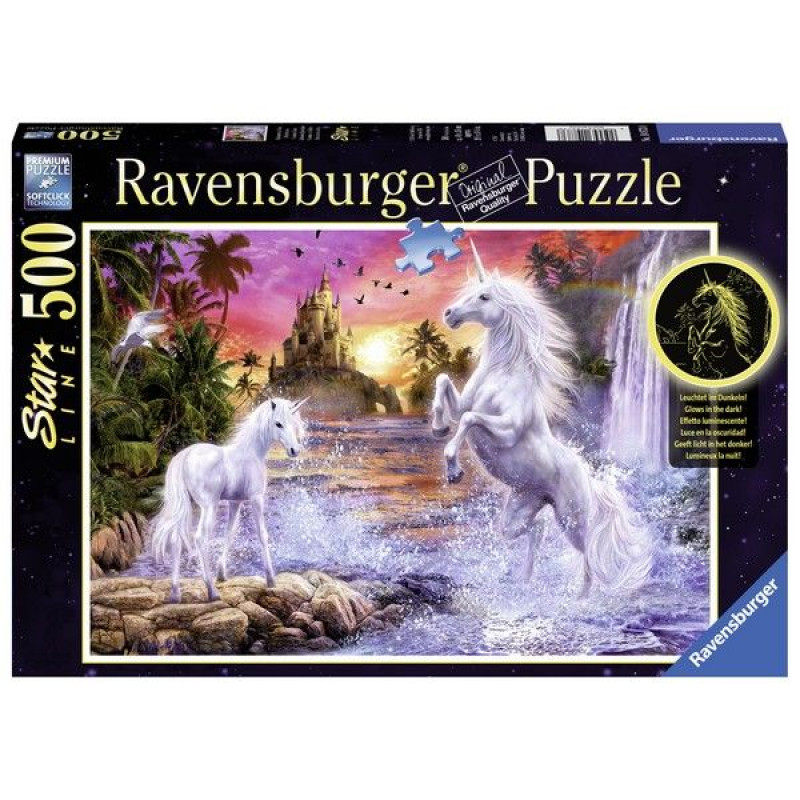 Ravensburger puzzle (slagalice) - Jednorog u reci RA14873 
