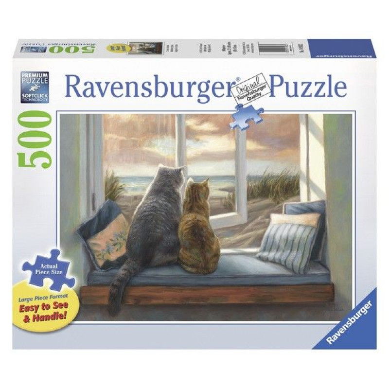 Ravensburger puzzle (slagalice) - Pogled sa prozora RA14903 