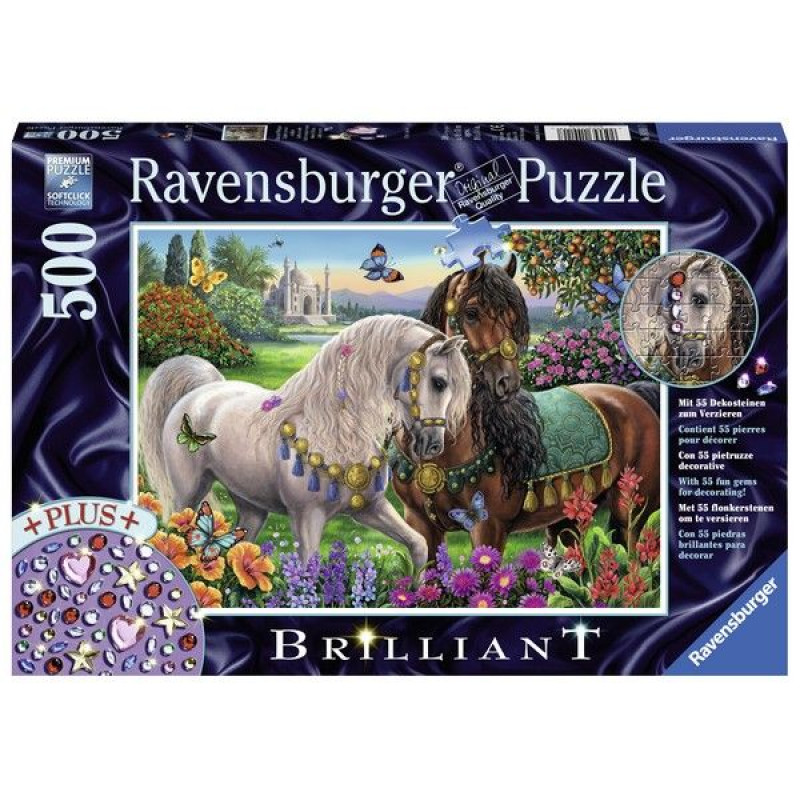 Ravensburger puzzle (slagalice) - Koni ukrašeni RA14911 