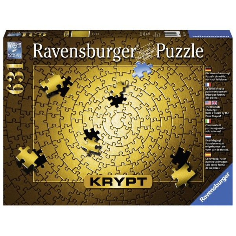 Ravensburger puzzle (slagalice) - KRYPT zlatni RA15152 