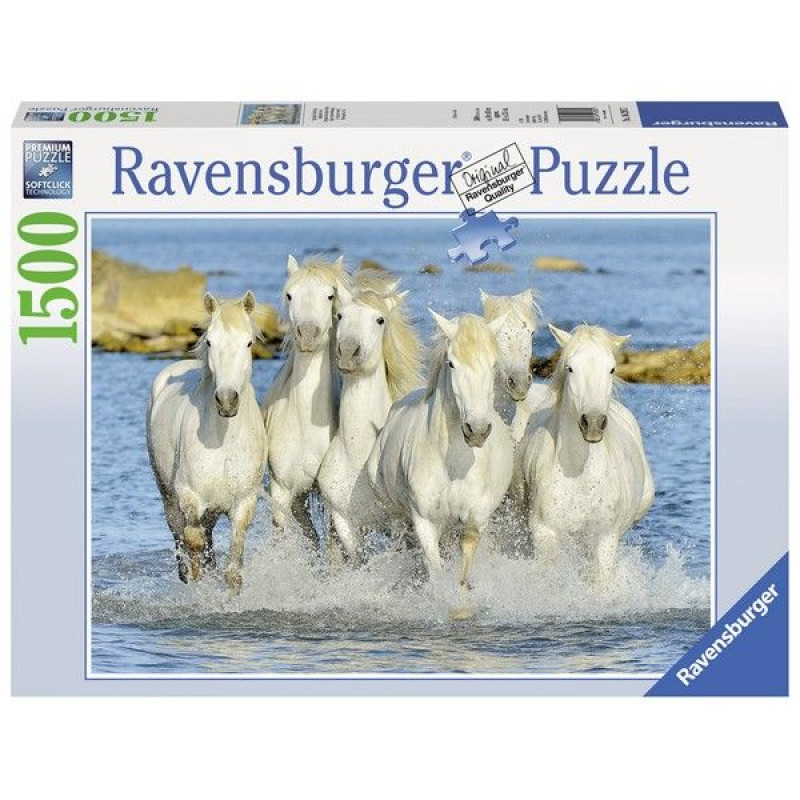 Ravensburger puzzle (slagalice) - Beo konj u galopu RA16285 