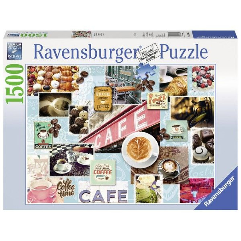 Ravensburger puzzle (slagalice) - Kafa na razne načine RA16346 