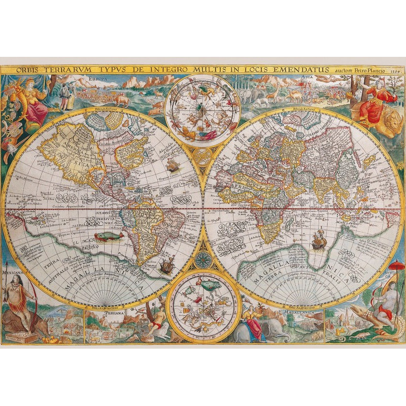 Ravensburger puzzle (slagalice) - Istorijska mapa, RA16381 
