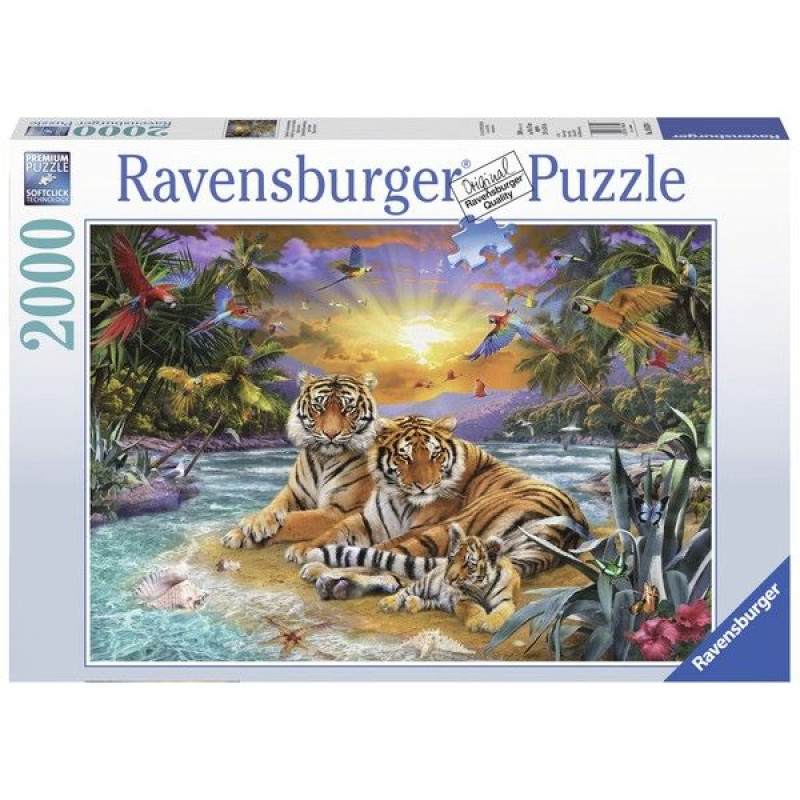 Ravensburger puzzle (slagalice) - Porodica tigrova RA16624 
