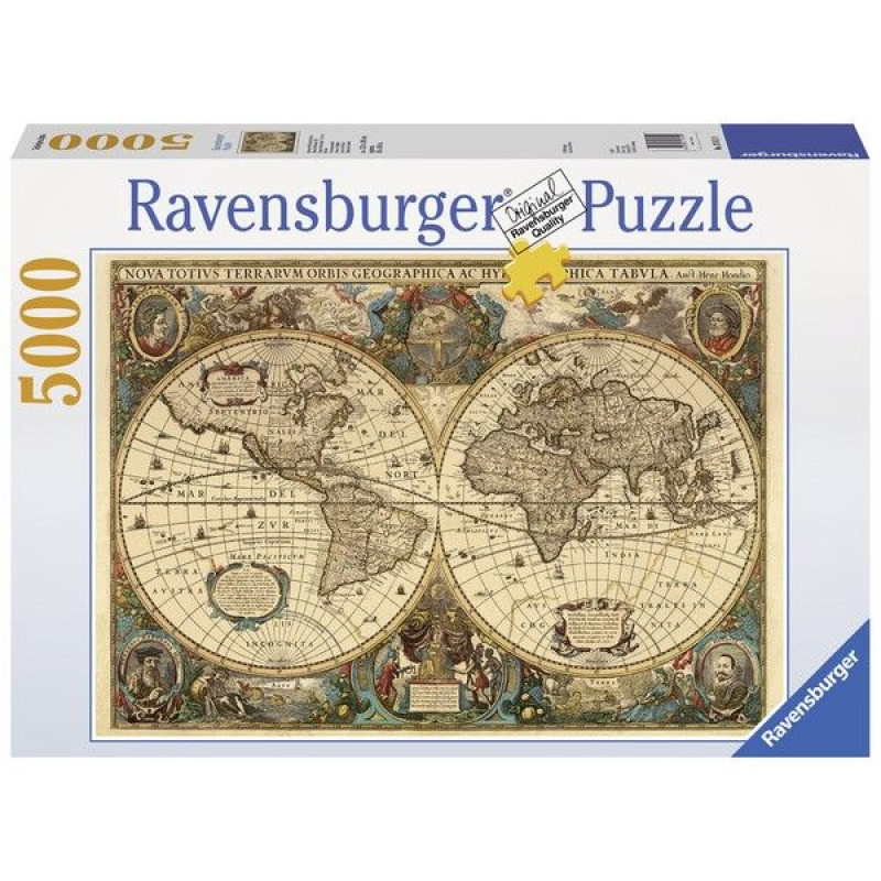 Ravensburger puzzle (slagalice) - Antička karta sveta RA17411 
