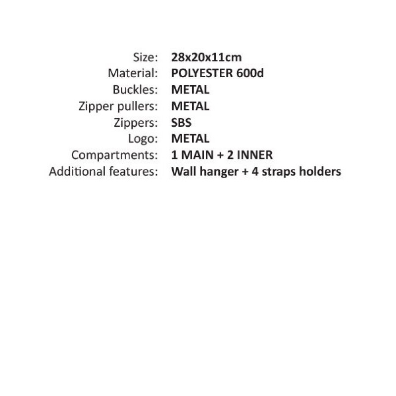 Neseser torbica crna x20700 