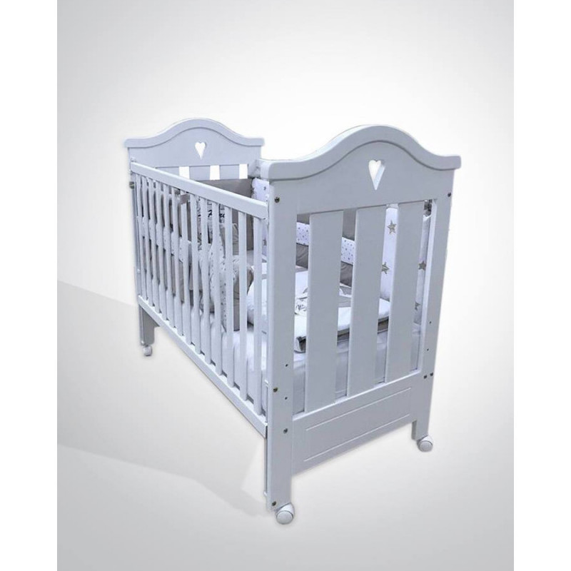 Krevetac za bebe Srce, sa fiokom, Z-33 