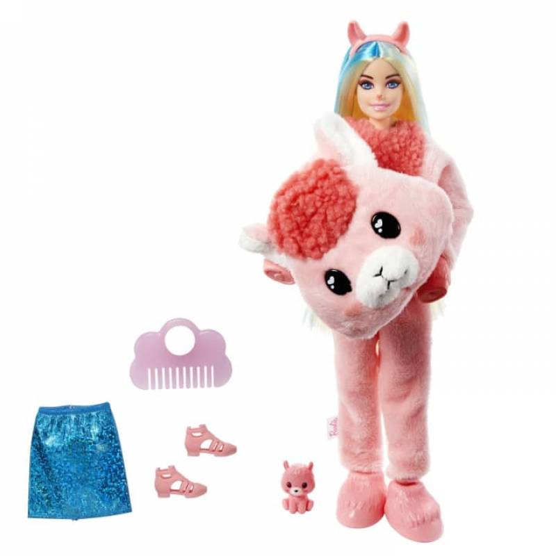 Barbie lutka Color Reveal Lama HJL60 