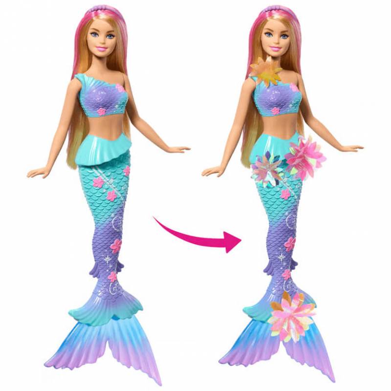 Barbie lutka Dreamtopia cvetna sirena JDM72 