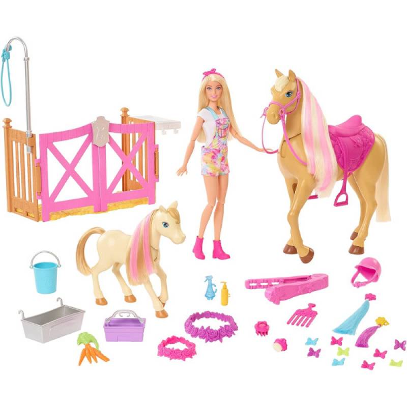 Barbie ranč sa barbikom i konjićima 963298 