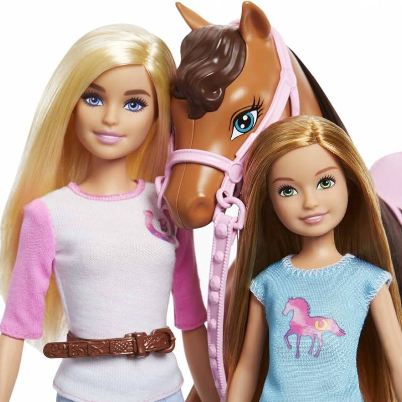 Barbie i Stacy sa konjem 954555 