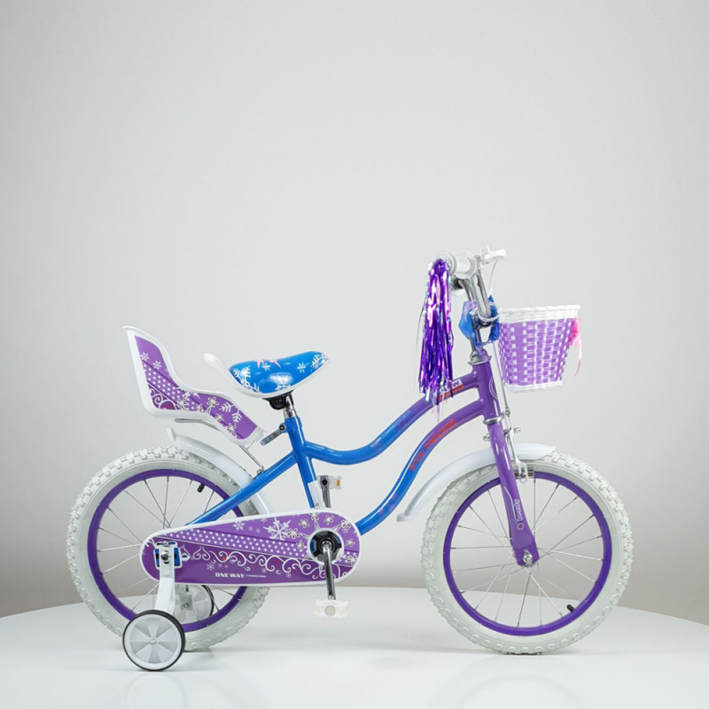 Dečiji bicikl Snow Princess model 716-16 ljubičasti 