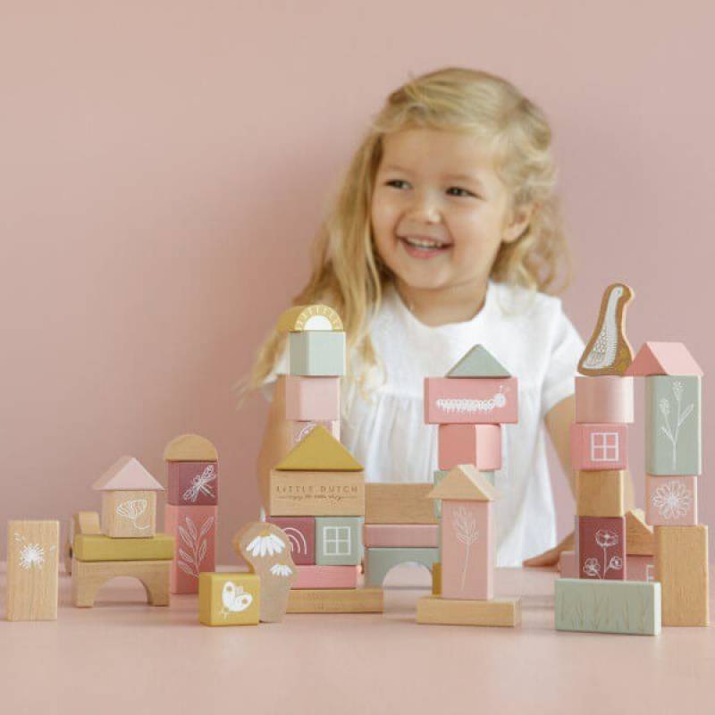 Blok kocke u kutiji Pink LD7018 