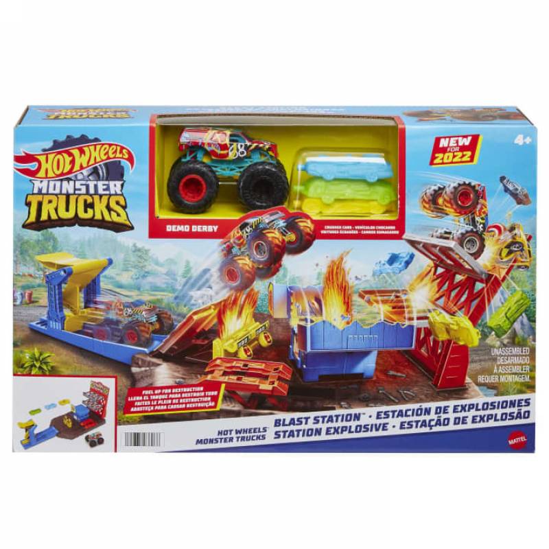 Hot Wheels Monster Truck set sa ispaljivačem HFB12 