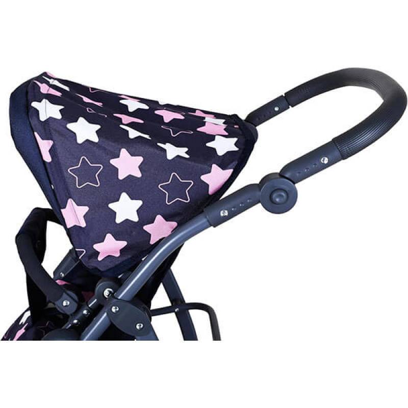 Kolica za lutke Coco Star Blue Pink 907432 