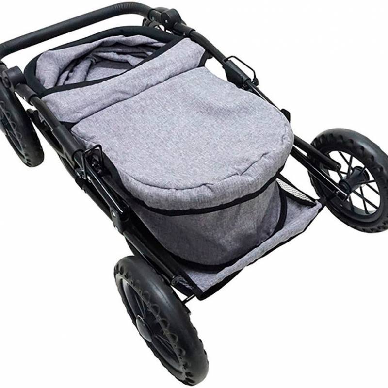 Kolica za lutke First Star Grey Pink  634444 