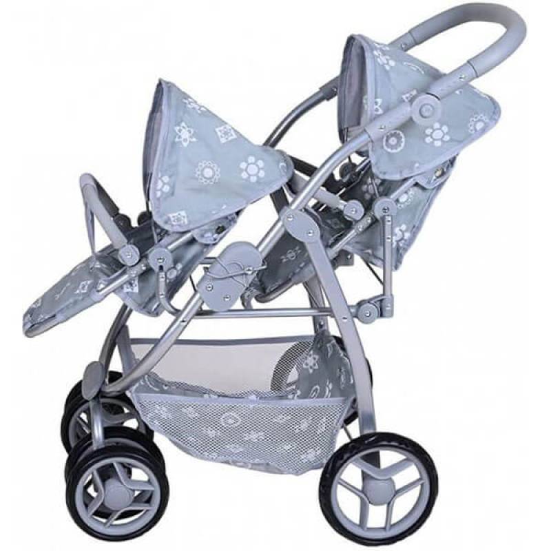 Kolica za lutke Milo Royal grey 164408 