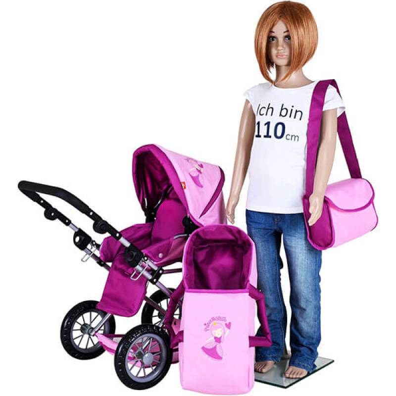 Kolica  za lutke Ruby – Princess Pink 631375 