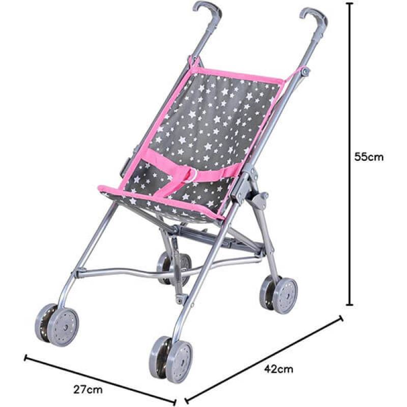 Kolica za lutke Sim Star Grey 126079 