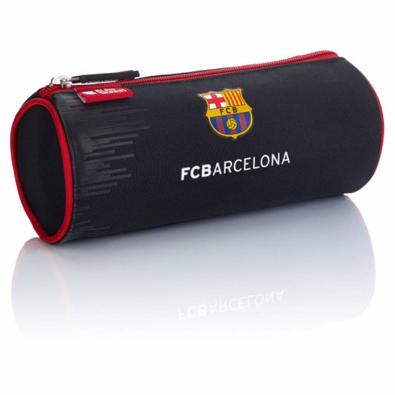 Okrugla pernica FC Barcelona 1 zip FC-243 Astra, crno crvena 