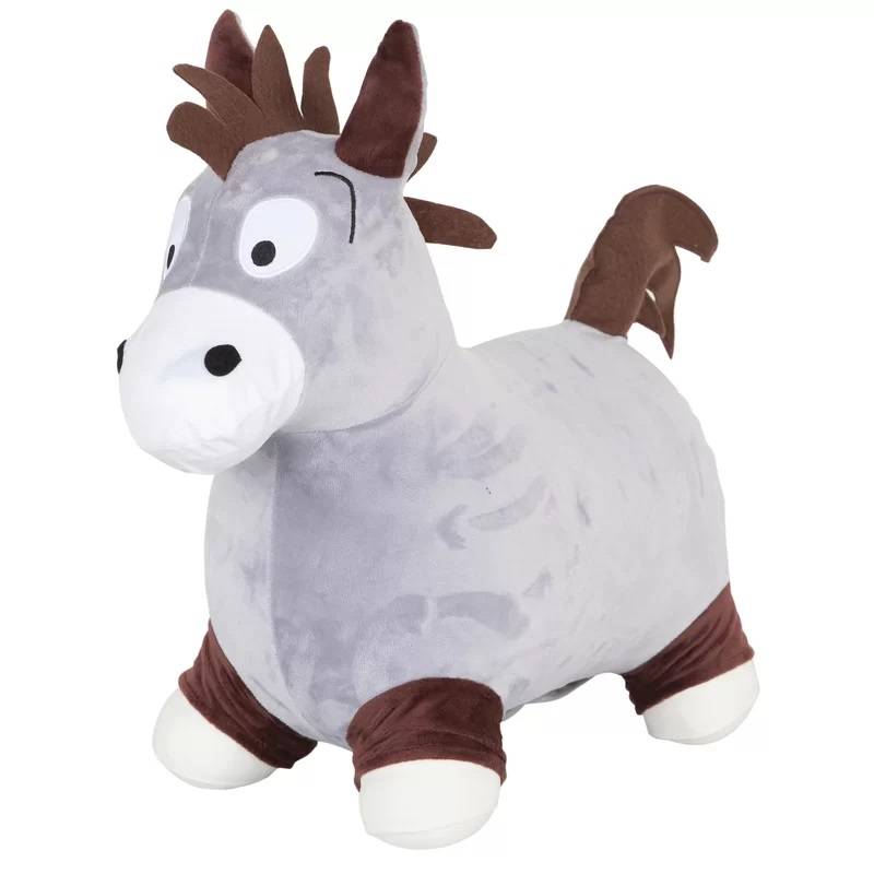 Poni za skakanje sa plisanom navlakom 59048 